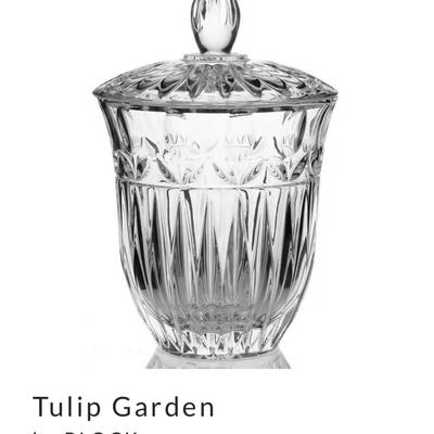 BLOCK ~ Tulip Garden ~ Biscuit Barrel & Lid
