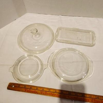 Mid Century Atomic Glass Coffee Pot Carafe and Refrigerator replacement lids
