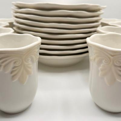 LENOX ~ Butler’s Pantry Gourmet ~ Twenty (20) Piece Assortment Of Dinnerware