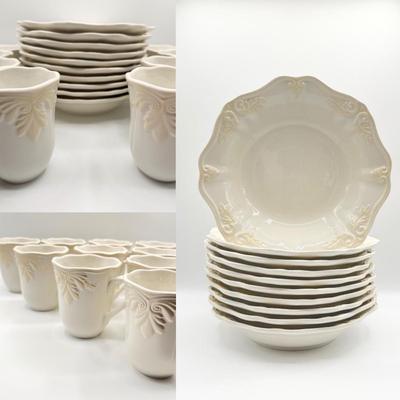 LENOX ~ Butler’s Pantry Gourmet ~ Twenty (20) Piece Assortment Of Dinnerware