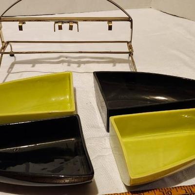 MCM Serving Lot. Including Miramar Of California Pottery and Klafrestrom