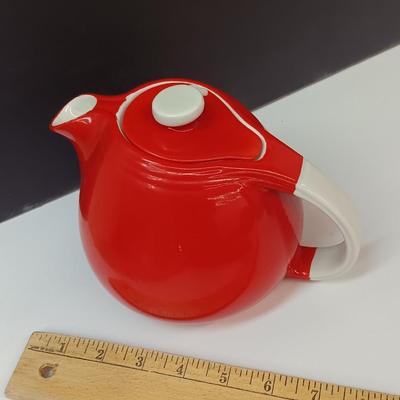 Vintage Hall's Superior Quality Kitchenware made in USA 6 Teapot and sugar dish