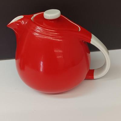 Vintage Hall's Superior Quality Kitchenware made in USA 6 Teapot and sugar dish