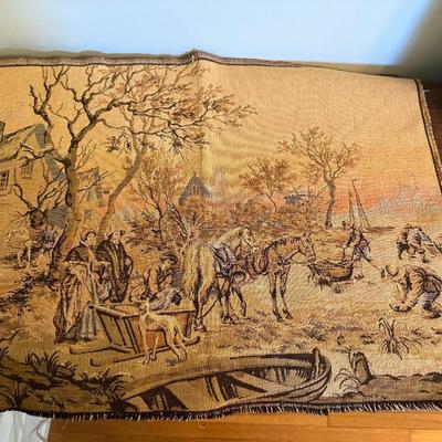 A Painting and a tapestry