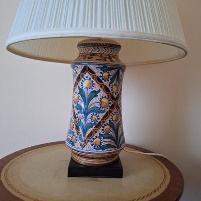 quimper style lamp