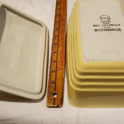 Westinghouse Covered Refrigerator Dishes, Glasbake