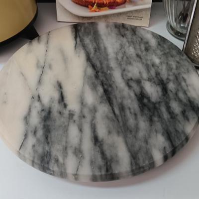 Electric Crock-pot - Marble lazy Susan - stainless steel utensils and more