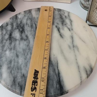 Electric Crock-pot - Marble lazy Susan - stainless steel utensils and more