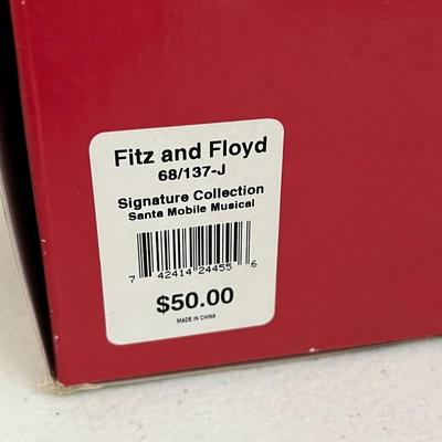 FITZ & FLOYD ~ Santa Car Musical ~ “Here Comes Santa Claus”