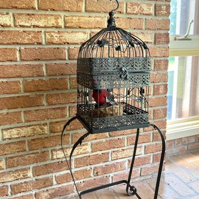 Victorian Decorative Metal Birdcage