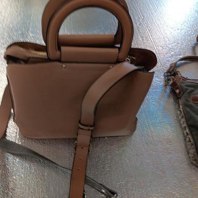 Four nice purses with shoulder straps
