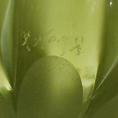 Signed Rollin Karg Glass Sculpture paperweight