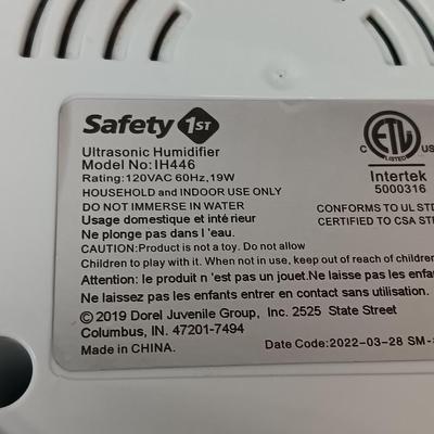 Safety First Ultrasonic humidifier with Muller hot/cold Lumbar back brace