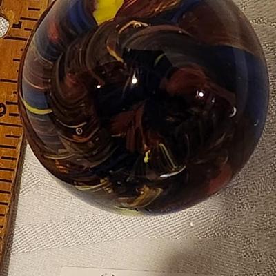 Signed Rollin Karg Glass Sculpture