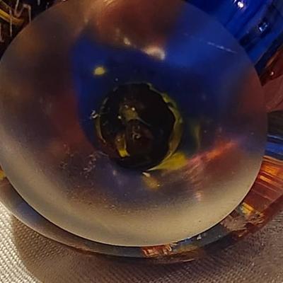 Signed Rollin Karg Glass Sculpture