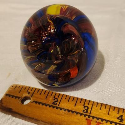 Signed Rollin Karg Glass Sculpture