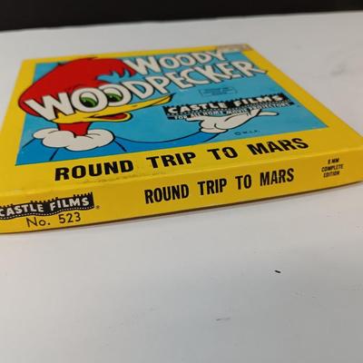 Two vintage reel camera films - Woody Woodpecker and Mighty Mouse