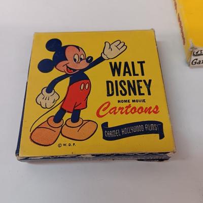 Two vintage camera films - Walt Disney Cartoons Mickey Mouse and Gandy Goose