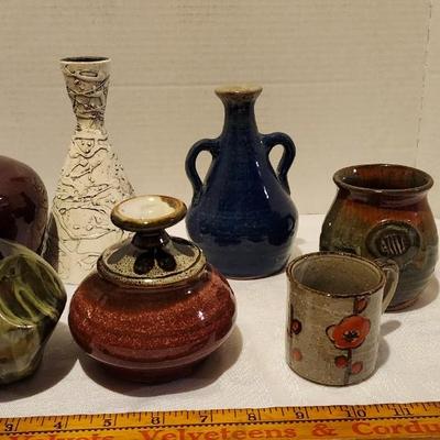 Pottery lot, Vintage and many signed