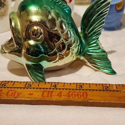 MCM Ceramic Fish. Coffee cups, low ball 960s JIMINY CRICKET Collector Cup