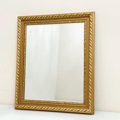 24” Beautiful Gold Framed Mirror