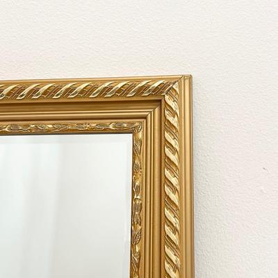 24” Beautiful Gold Framed Mirror