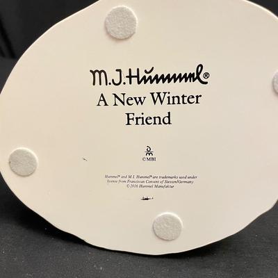 Pair of Playful Winter Hummels: 'A New Winter Friend' & 'Dashing Through the Snow' (DR-SS)