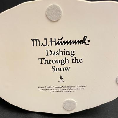 Pair of Playful Winter Hummels: 'A New Winter Friend' & 'Dashing Through the Snow' (DR-SS)