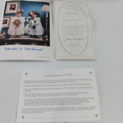 "Amelia" by Virginia Turner A timeless Portrait of Innocence and Friendship porcelain doll NEW!