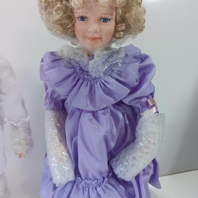Matthew and Melanie by Jennifer Esteban Porcelain dolls with COA - The littlest of the wedding