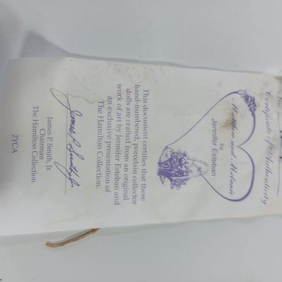 Matthew and Melanie by Jennifer Esteban Porcelain dolls with COA - The littlest of the wedding