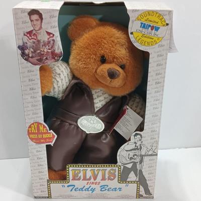 Singing Elvis plush Elvis sings " Teddy Bear"