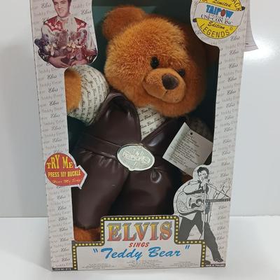 Singing Elvis plush Elvis sings " Teddy Bear"