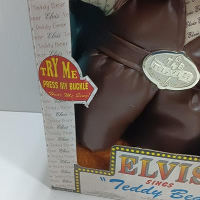 Singing Elvis plush Elvis sings " Teddy Bear"