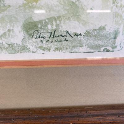 Peter Hurd Original Rio Hondo Water Color