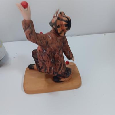 Collection of porcelain clowns - The original Emmett Kelly Circus collection ltd. edition