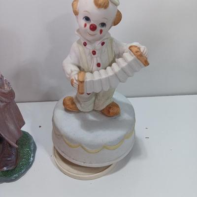 Collection of porcelain clowns - The original Emmett Kelly Circus collection ltd. edition