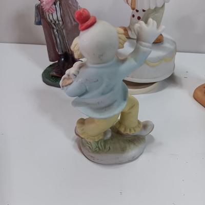 Collection of porcelain clowns - The original Emmett Kelly Circus collection ltd. edition