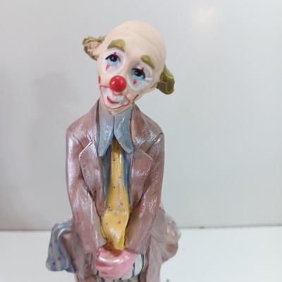 Collection of porcelain clowns - The original Emmett Kelly Circus collection ltd. edition