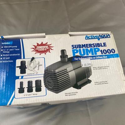 New Hydrofarm Active Aqua Submersible Pump 1000