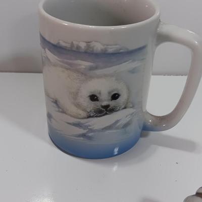 Adorable seal collection with seal mug