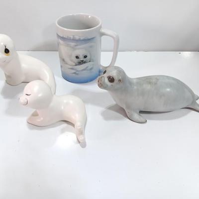 Adorable seal collection with seal mug