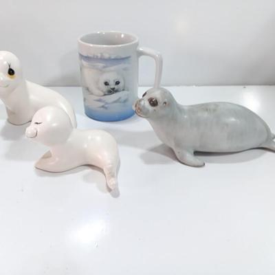 Adorable seal collection with seal mug