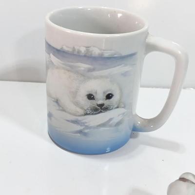 Adorable seal collection with seal mug