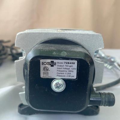 EcoPlus ECOair 1 Commercial Grade Air Pump 793 GPH - 18 Watt Single...