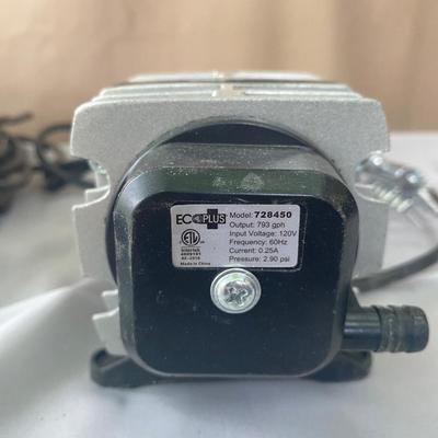 EcoPlus ECOair 1 Commercial Grade Air Pump 793 GPH - 18 Watt Single...