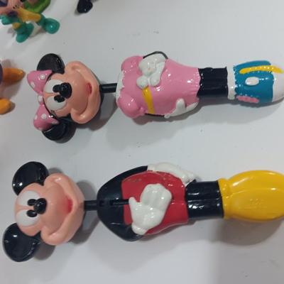Vintage toy figures - Ducks - Inflatable ringling circus toy - Mickey & Minnie and more