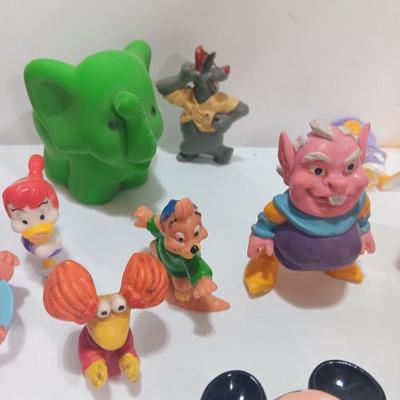 Vintage toy figures - Ducks - Inflatable ringling circus toy - Mickey & Minnie and more