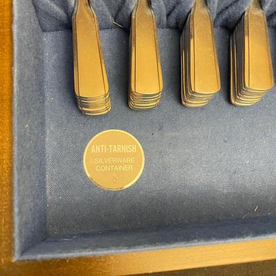16 Person Rebacraft Flatware Set, Chest & More (K-SS)