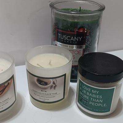 Unburned / new candles with Healing with the Faries Oracle cards